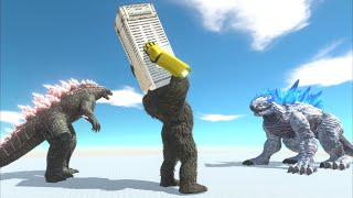 Kong Employs Skyscraper as Weapon Against Shimo, Liberates Evolved Godzilla and Godzilla Minus One