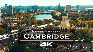 Cambridge, Massachusetts - USA 🇺🇸 - by drone [4K]