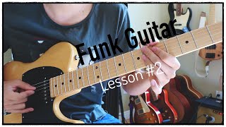 Funk Guitar Lesson #2 - Idea from "Tomo Fujita"