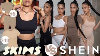 $6 SKIMS?! THE BEST & MOST AFFORDABLE SKIMS DUPES | SHEIN HAUL