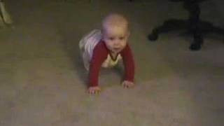 Cameron's Crawling!