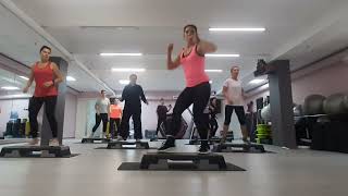 СТЕП АЭРОБИКА ЦЕЛАЯ ТРЕНИРОВКА / STEP AEROBICS