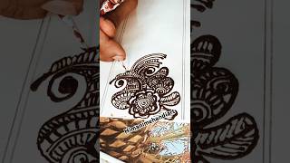 Arabic mehndi design part-1.                        #youtubeshorts #mehndi #viralvideo