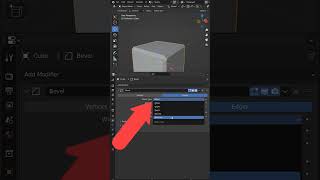 How to use the Bevel Mod in Blender #shorts