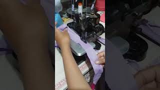 tes p1s4u mesin obras | overlock machine knife test #shorts