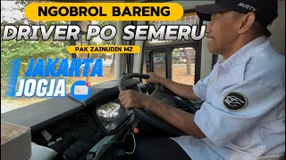 Ngobrol santai bareng Pak zainudin mz driver po semeru