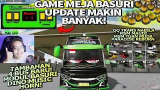 GAME MEJA BASURI UPDATE BUS SEMAKIN BANYAK! PENAMBAHAN MODUL DINO MUSICAL HORN 🔥😱