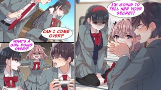 [Manga Dub] I'm doing well with the pretty girl I like, but when she comes over, my step sister...