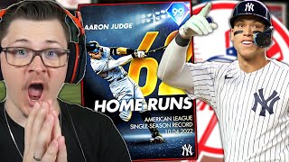 62 HOME RUNS AARON JUDGE IS BROKEN | MLB The Show 22 Diamond Dynasty