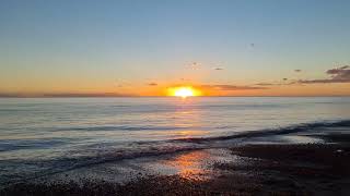 Atardecer en Bahía Creek, Río Negro, Argentina