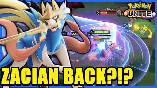 Is ZACIAN Back In The META With This DOUBLE SACRED SWORD COMBO!?! | Pokemon Unite