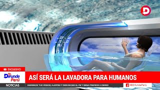 Así será la 'lavadora humana', la máquina que cambiaría la forma de tomar una ducha