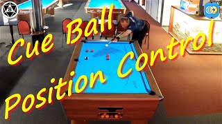 PoolShot Video System, Drill #61, #62, Cue Ball Position Control