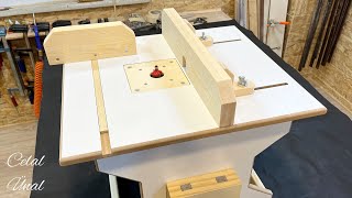 Simple and small a router table / Router table diy / Basit ve küçük bir freze tezgahı