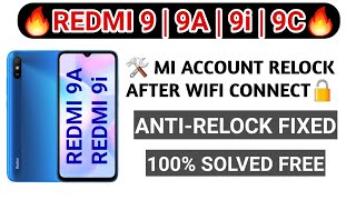 Redmi 9a / 9i / 9c Mi Account Relock After Connecting Internet || All Redmi Mi Account Antirelock