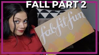 FabFitFun Fall 2021 Unboxing part 2