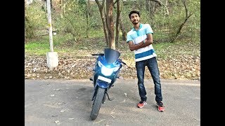 honda cbr 150 r blue riding first time in india