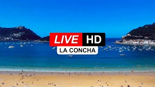 Live Webcam Playa La Concha 🏖️ Villa Favorita ☀️ San Sebastián ☀️ Guipúzcoa ☀️ País Vasco 🌎 🅻🅸🆅🅴