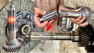 A Most Brilliant Connection Of Broken Input-Shaft Very Power Fully Done By a Genius Mechanic