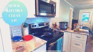 Clean with Me / Quick Kitchen Clean Up