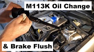 Mercedes CL55 AMG Abandoned in a Storage Unit - M113K Oil Change and Brake Flush - Episode #5