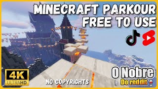 Gameplay - Relaxing Parkour Minecraft 60 FPS 4K - Free to use