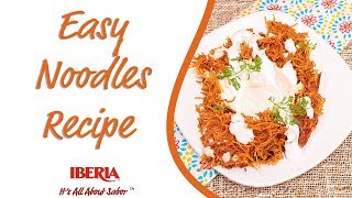 Dry Noodle Soup with Chipotle and Panela Cheese