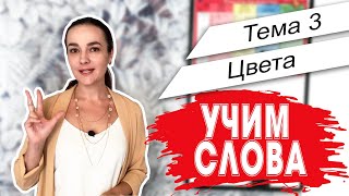 Английский. Начало. Учим слова - Тема 3 Цвета