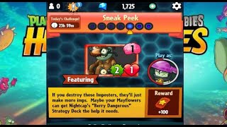 Sneak Peek | Daily Challenge Day 5 | 06 May 2023 | PVZ Heroes