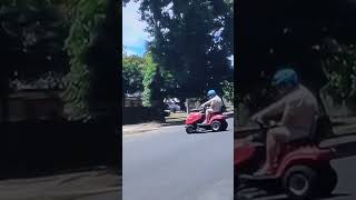 Not so FAST & FURIOUS ride on mower.