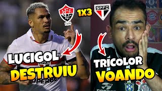 💥⚽REACT: VITÓRIA 1X3 SÃO PAULO TRICOLOR AMASSA O LEÃO NA BAHIA.