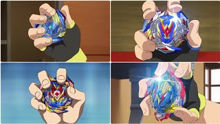 All First Appearances of Valtryek in Beyblade Burst Season 1-7