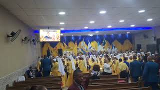 Abertura oficial do 12° congresso Orpsc - entrada de bandeiras e hino oficial da igreja.