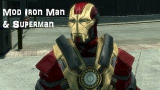 GTA 4 - Mod Superman & Iron Man