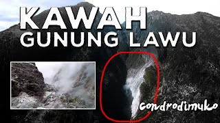 BAU BELERANG PENASARAN LIHAT KAWAH GUNUNG LAWU DARI ATAS DEKAT POS 2 VIA JALUR CEMORO KANDANG