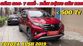 ✅Chưa tới 500 triệu| Sở hữu ngay Toyota Rush 1.5S AT 2019 chạy 50.000 km màu đỏ #rush7choluot#rushcu