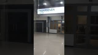 KA Progo berangkat Stasiun Pasarsenen