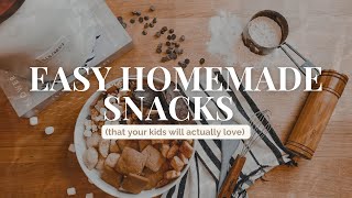 easy homemade snacks | kids snack inspiration | busy mom life + budget friendly approved 🫶🏼✨💸