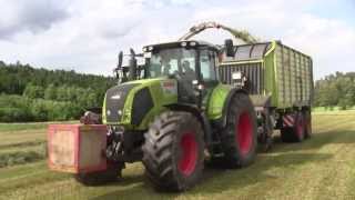 Grashäckseln für BGA Claas Jaguar 940, Claas Axion 840,Case Puma 180,Fendt 718 [HD]