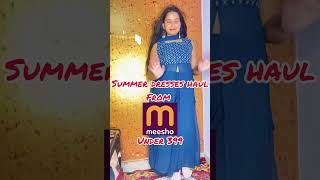 Meesho *Huge* Summer dress👗| Starting At Rs 216 and under 400😲 #meesho #dress #summers #viral