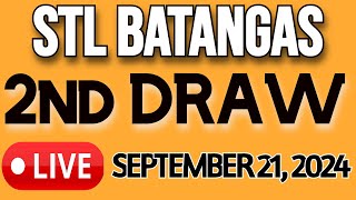 Stl results today 2nd DRAW September 21, 2024 stl batangas LIVE