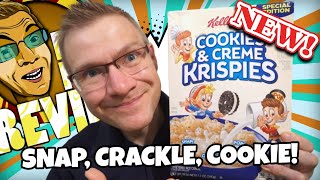 NEW!! COOKIES & CREME KRISPIES!! TASTE AND REVIEW!!!