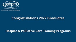 Congratulations 2022 HAPC Training Program Graduates