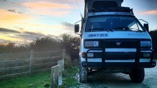 VW T25 T3 Vanagon - February Coastal Free Camping