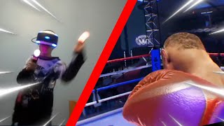 Je fais un combat de boxe en VR et un malaise sur un jeux d'horreur !!