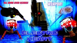 ELECTRIC HEART ALL GAME OVER SCENES + WEAPON DISPLAY + EXTREME MODE DISPLAY GAMEPLAY