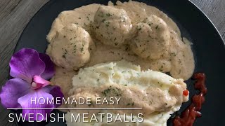 SWEDISH MEATBALLS EASY RECIPE