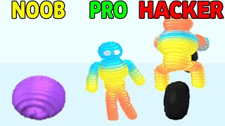 Rope Man Run - NOOB VS PRO VS HACKER