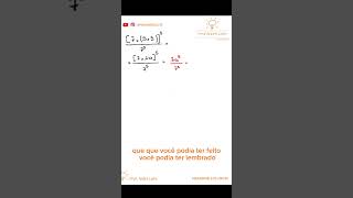 Expressão de matemática com potenciação e fração 🚀 #matemática #enem #ensinomédio #matemáticabásica