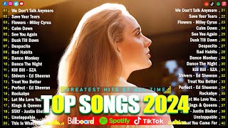 Adele, Rihanna, Dua Lipa, Selena Gomez, The Weeknd 🌹 Best Pop Hits of 2024 | Top Songs of the Year